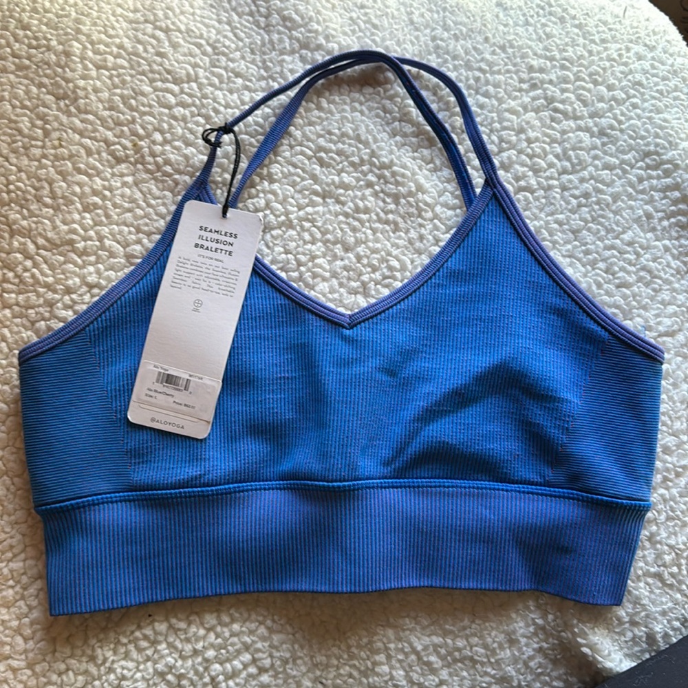 Alo Yoga seamless illusion bralette